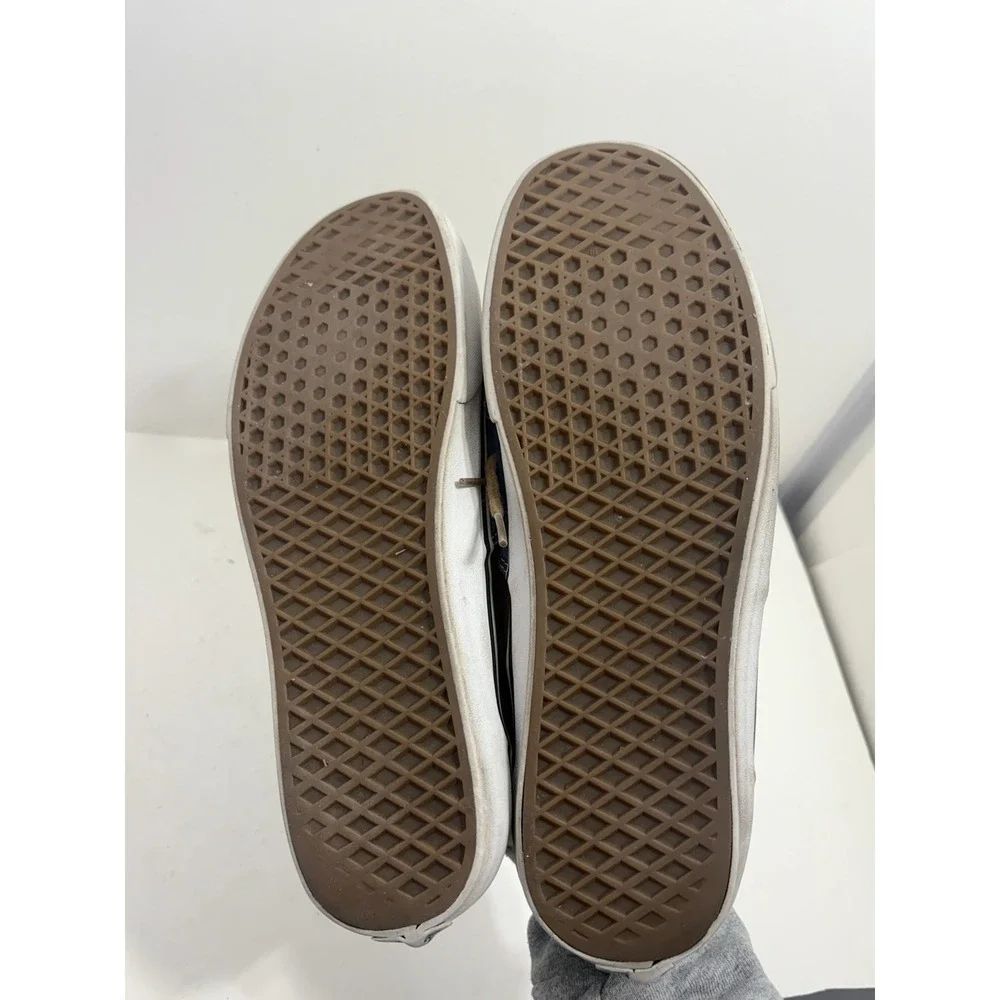Vans Men's Era Leather Plaid Estate Blue Potting Soil‎ Boat Shoe Size 13